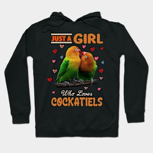 Cockatiel Magic Fashionable Tee Celebrating the Playfulness of Pet Birds Hoodie